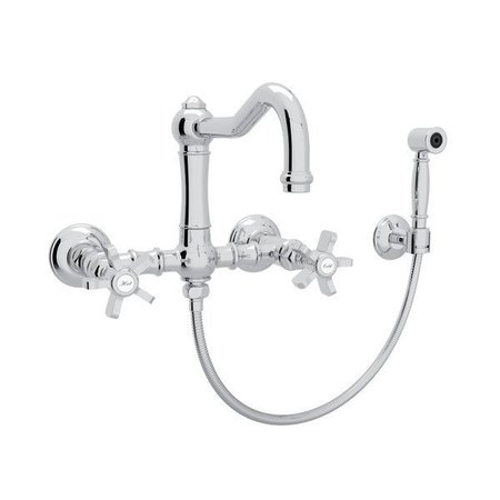 ROHL Acqui Wall Mounted Bridge Faucet A1456XWSAPC-2